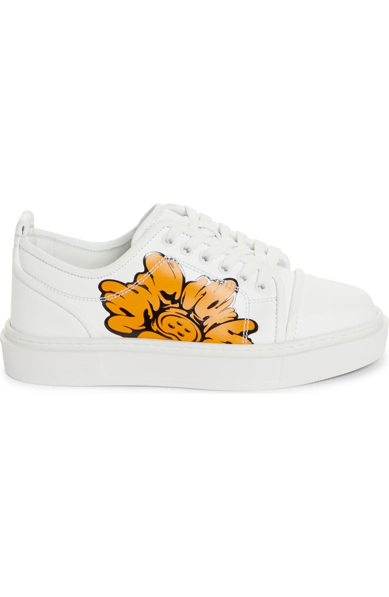 Christian Louboutin x Shun Sudo Adolon Donna Button Flower Low Top Sneaker, Alternate, color,