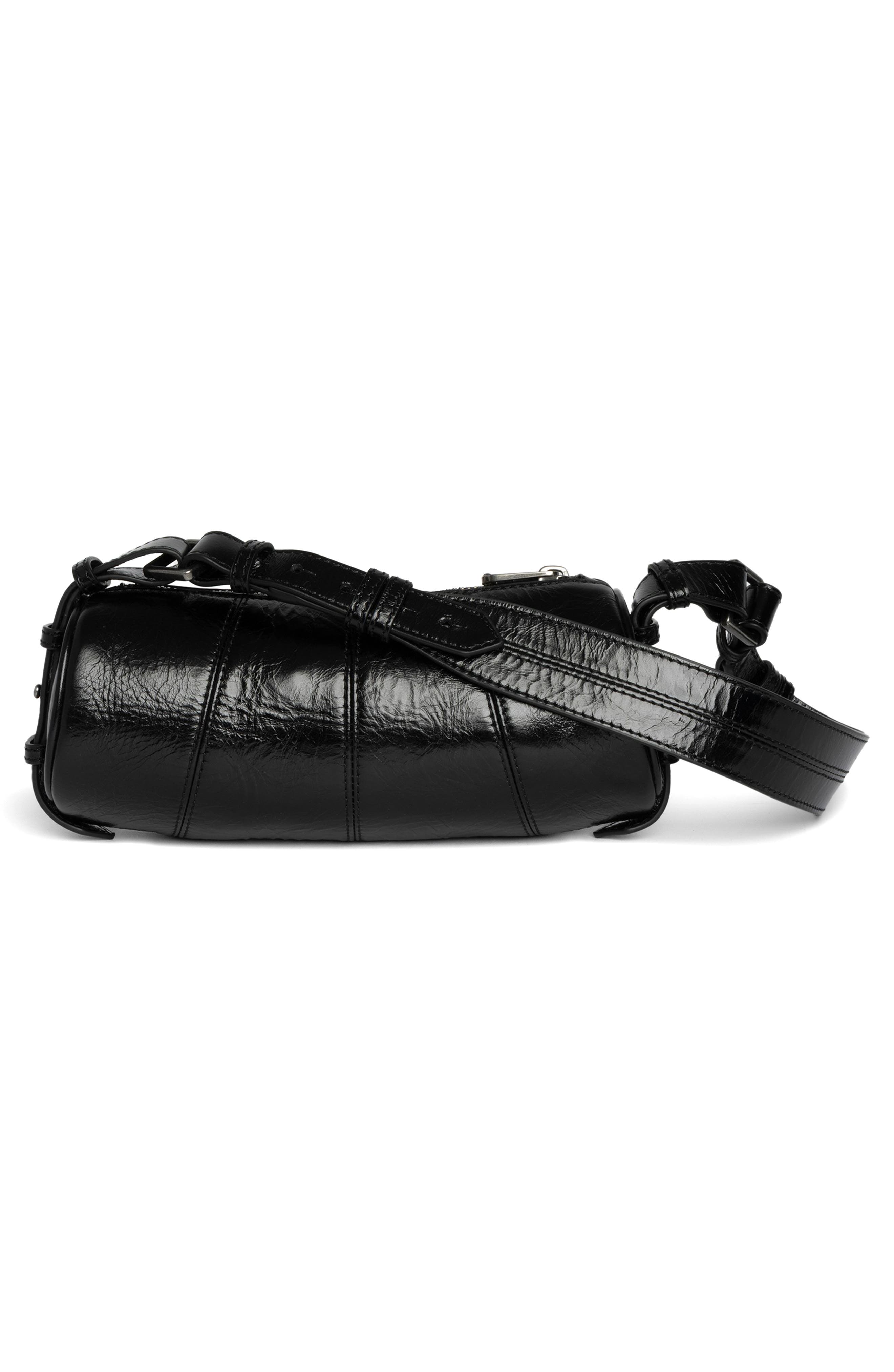 Zadig & Voltaire Le Roudoudou Patent Leather Shoulder Bag, Alternate, color, 