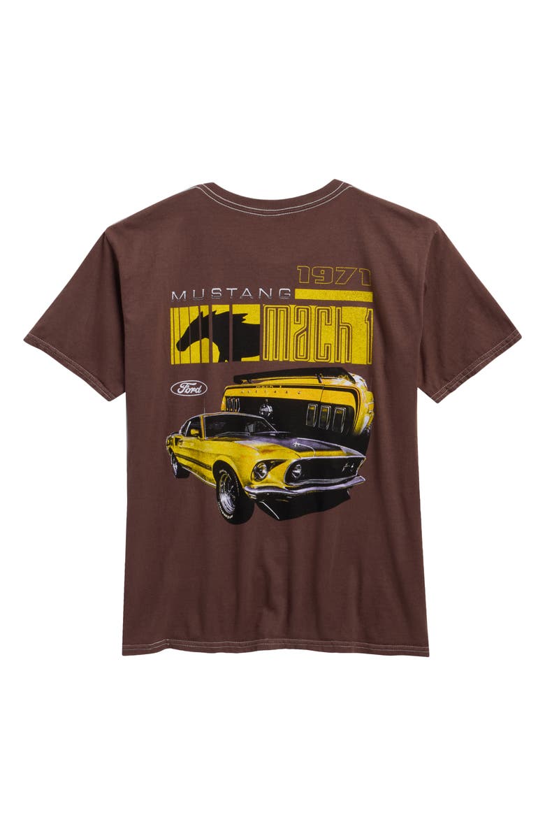 Merch Traffic Kids' Ford Mustang Graphic T-Shirt, Alternate, color, Brown