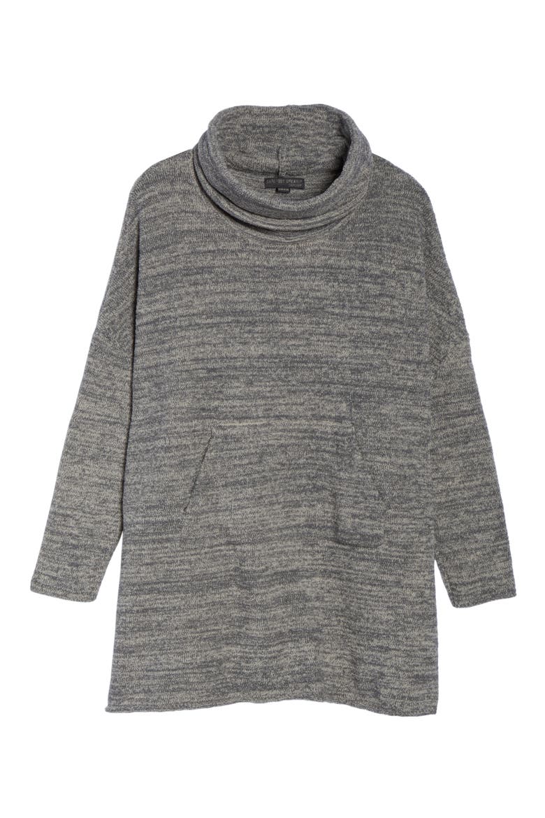 Cozychic® Lounge Pullover, Alternate, color, GRAPHITE/ STONE HEATHERED