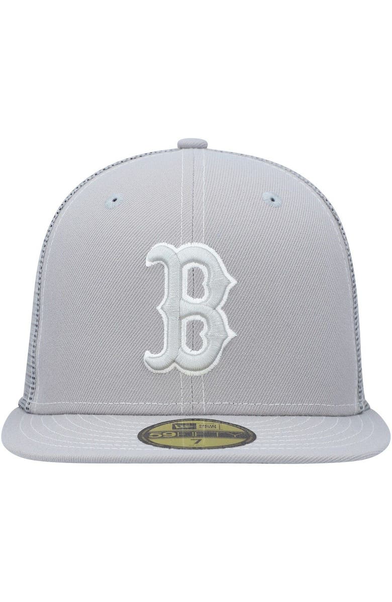 New Era Men's New Era  Gray Boston Red Sox 2023 On-Field Batting Practice 59FIFTY Fitted Hat, Alternate, color, 
