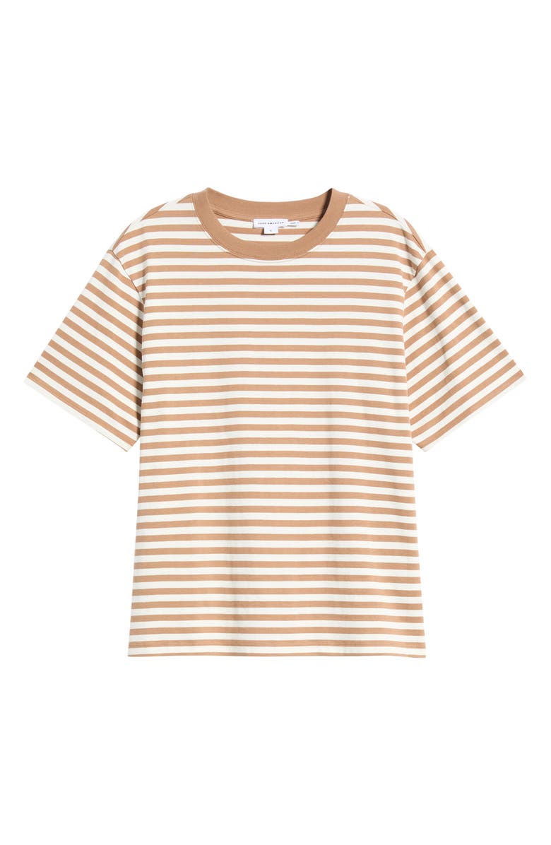 Good American The Overized Stripe T-Shirt, Main, color, Clean Stripe Hearth