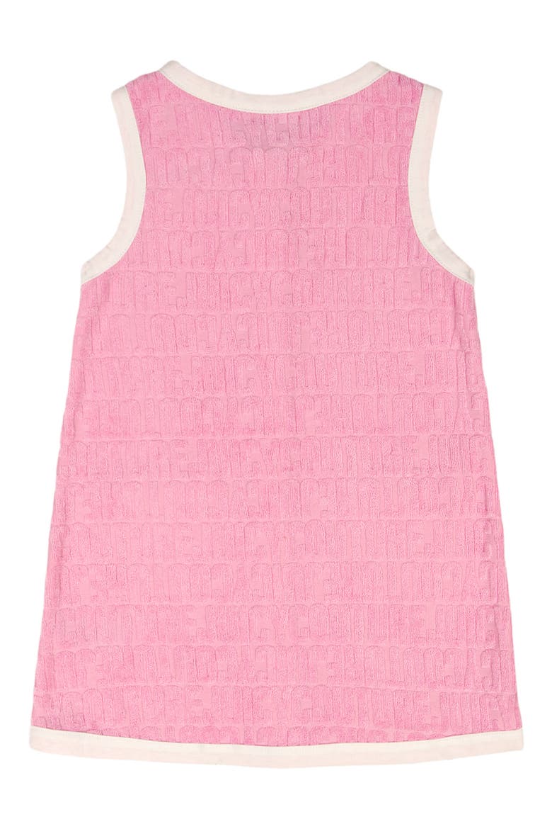 Kids' Sleeveless Button Front Terry Dress, Alternate, color, PINK MULTI
