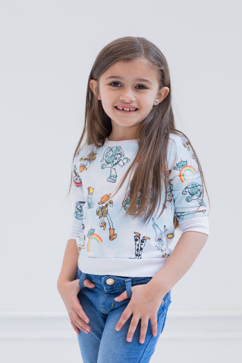 Minnie Mouse Pullover Sweatshirt, Alternate, color, Blue Toy Story
