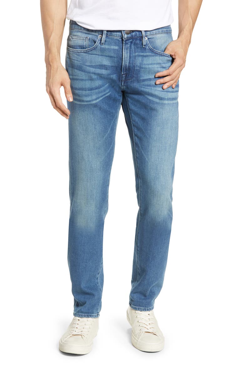 L'Homme Skinny Fit Jeans, Main, color, BRADBURY