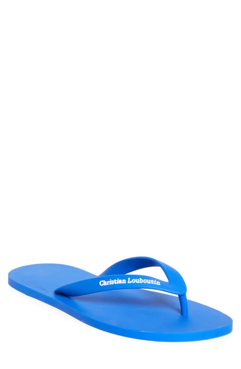 Logo Embossed Rubber Flip Flop