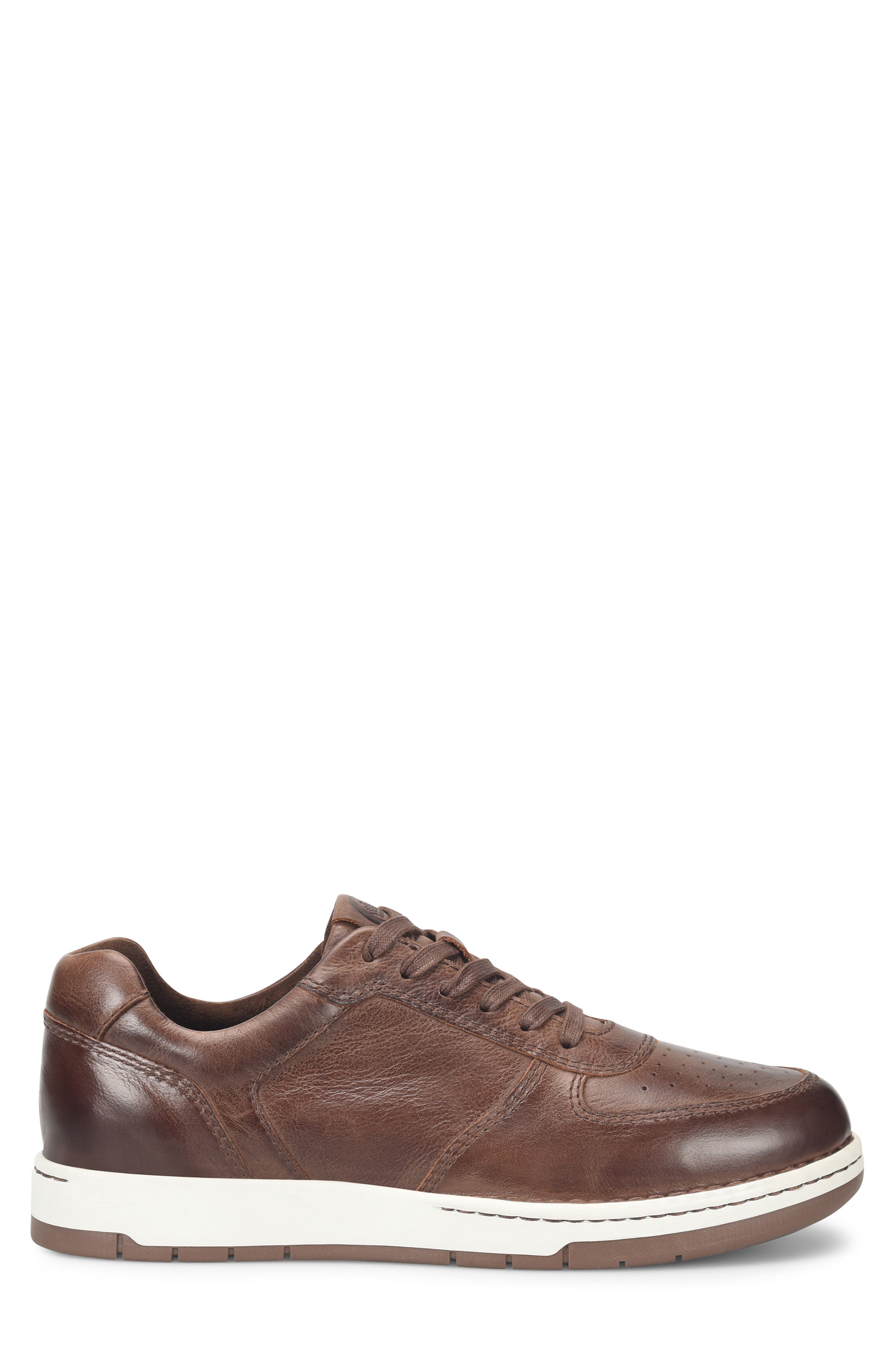 Captain Sneaker, Alternate, color, DARK BROWN LEATHER