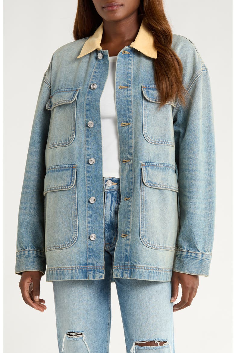 Hayden Relaxed Denim Workwear Jacket, Main, color, SHES THE ONE