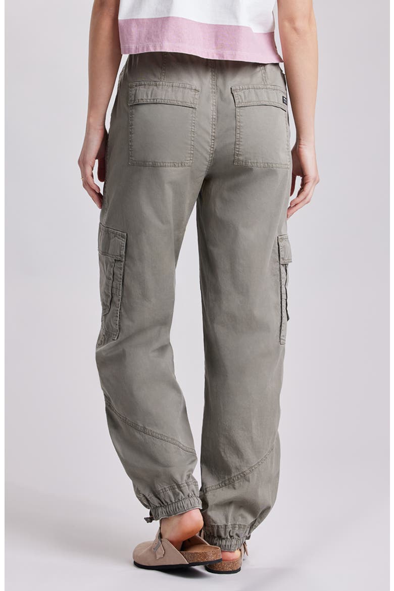 Kammi Stretch Cotton Twill Cargo Pants, Alternate, color, MUSHROOM
