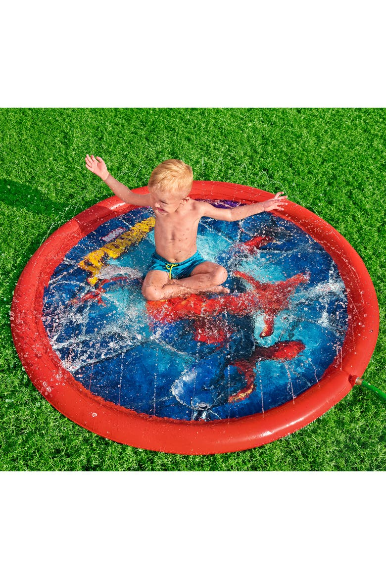 Splash Pad Spider Man Inflatable Sprinkler, Alternate, color, Multicolored