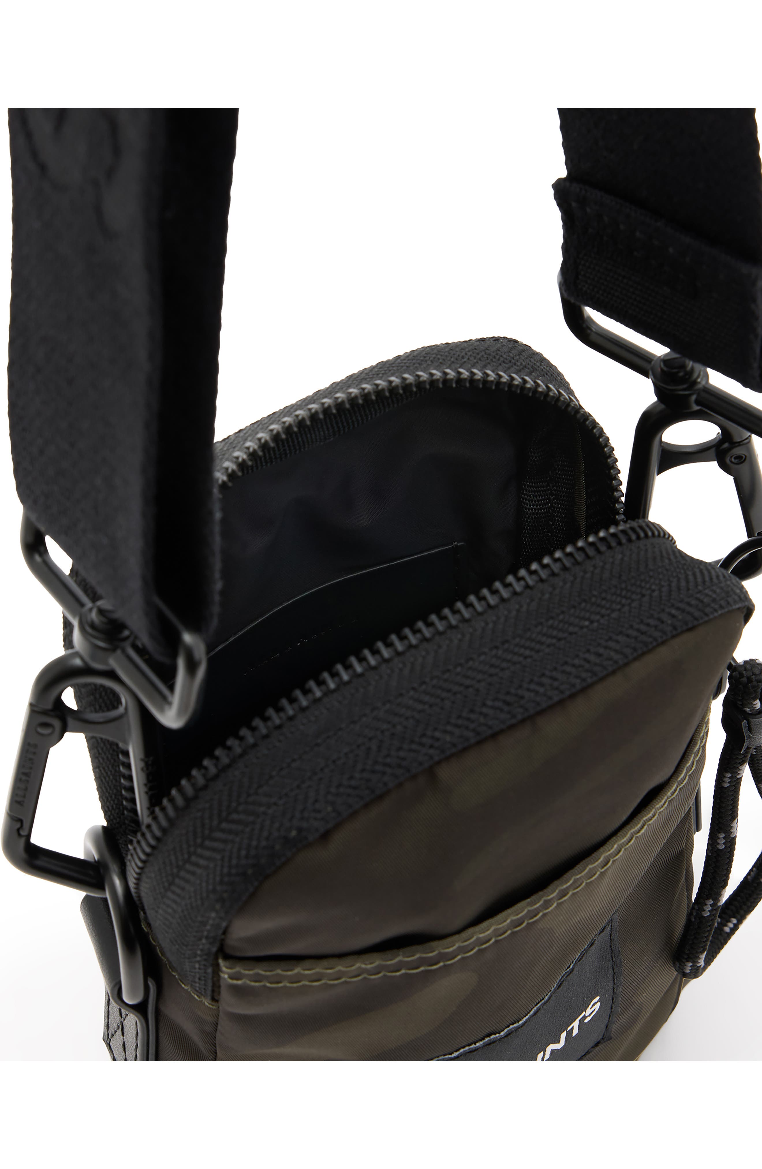 AllSaints Zumo Recycled Polyester Phone Crossbody Bag, Alternate, color, 