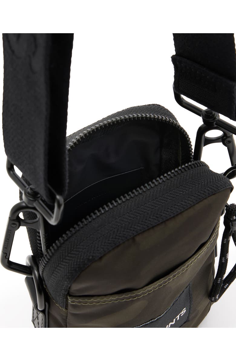 AllSaints Zumo Recycled Polyester Phone Crossbody Bag, Alternate, color,
