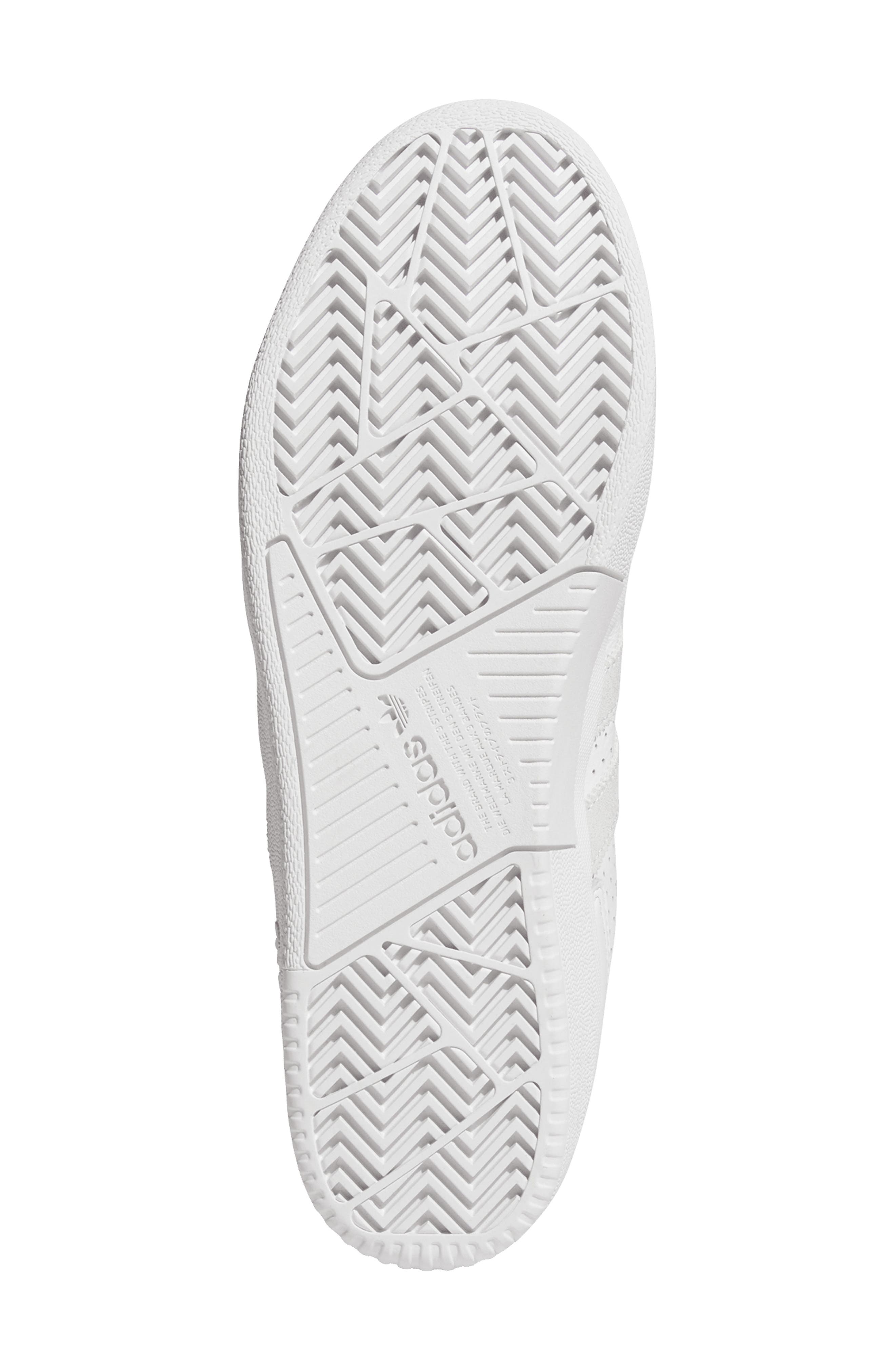 adidas Tyshawn Low Top Sneaker, Alternate, color, White/ White/ Gold Metallic