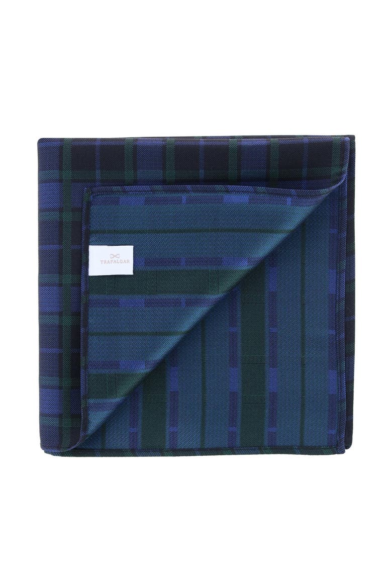 Plaid 13-inch Silk Pocket Square Trio 3 Pack, Alternate, color, Plaid 3 Pack