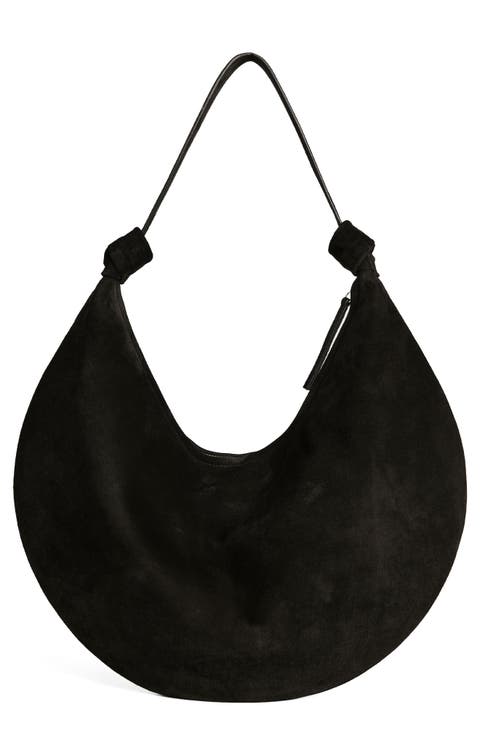 Rhea Suede Hobo Bag