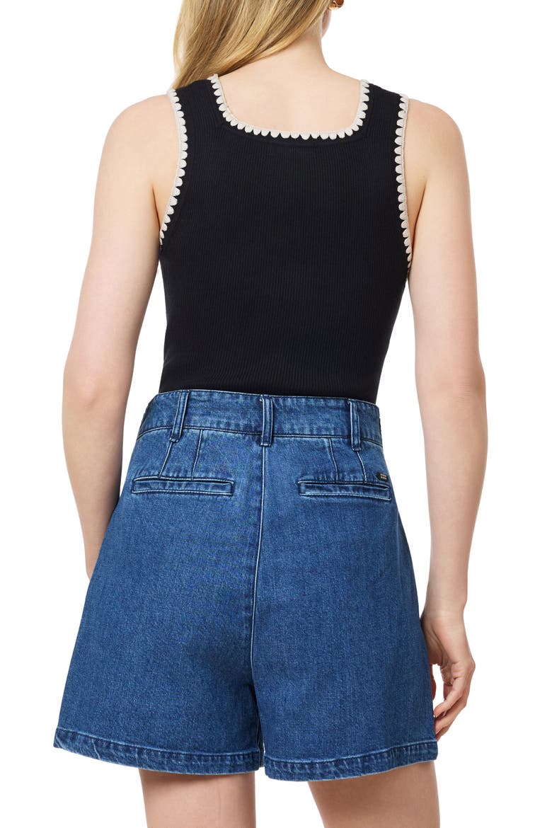 Embroidered Trim Sweater Tank, Alternate, color, BLACK NIGHT