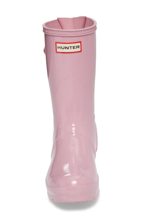 Hunter Original Short Back Adjustable Rain Boot In Pink