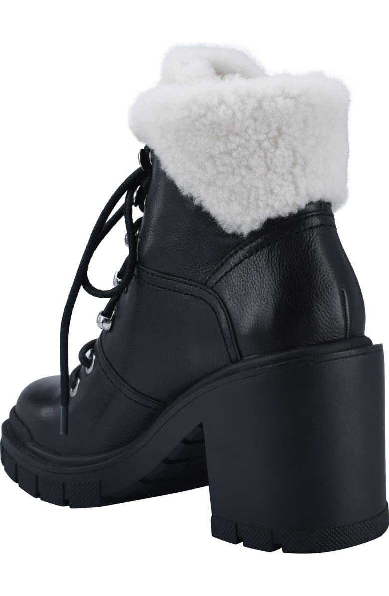 Marc Fisher LTD Marc Fisher Vacinta Genuine Shearling Bootie, Alternate, color,