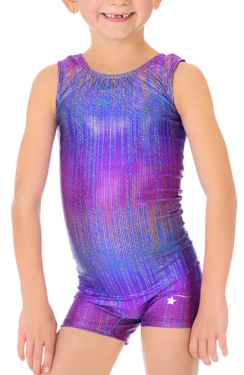Destira Rainbow Blaze Unitard, Main, color, Rainbow Blaze