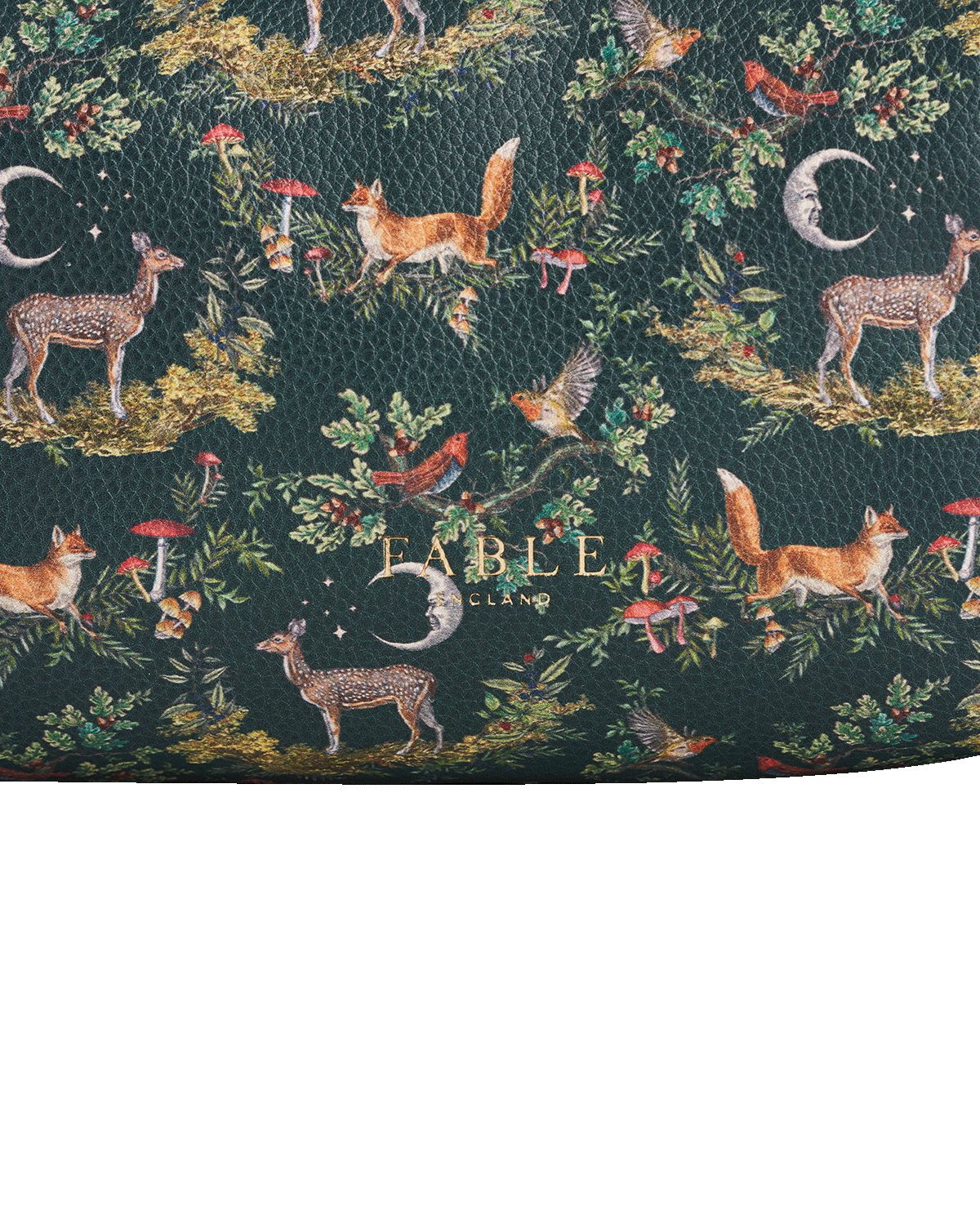 Fable England Into the Woods Green Small Pouch, Alternate, color, 