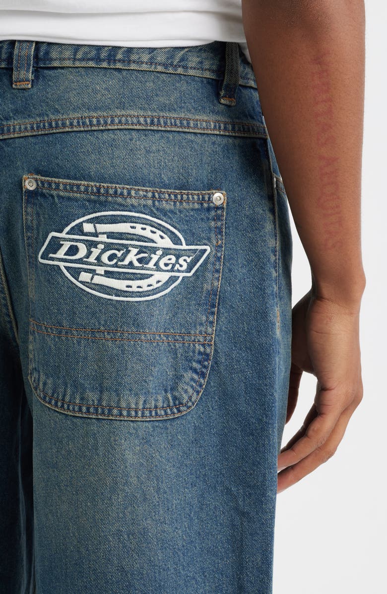 Dickies Hilham Straight Leg Jeans, Alternate, color, Khaki Tinted Blue