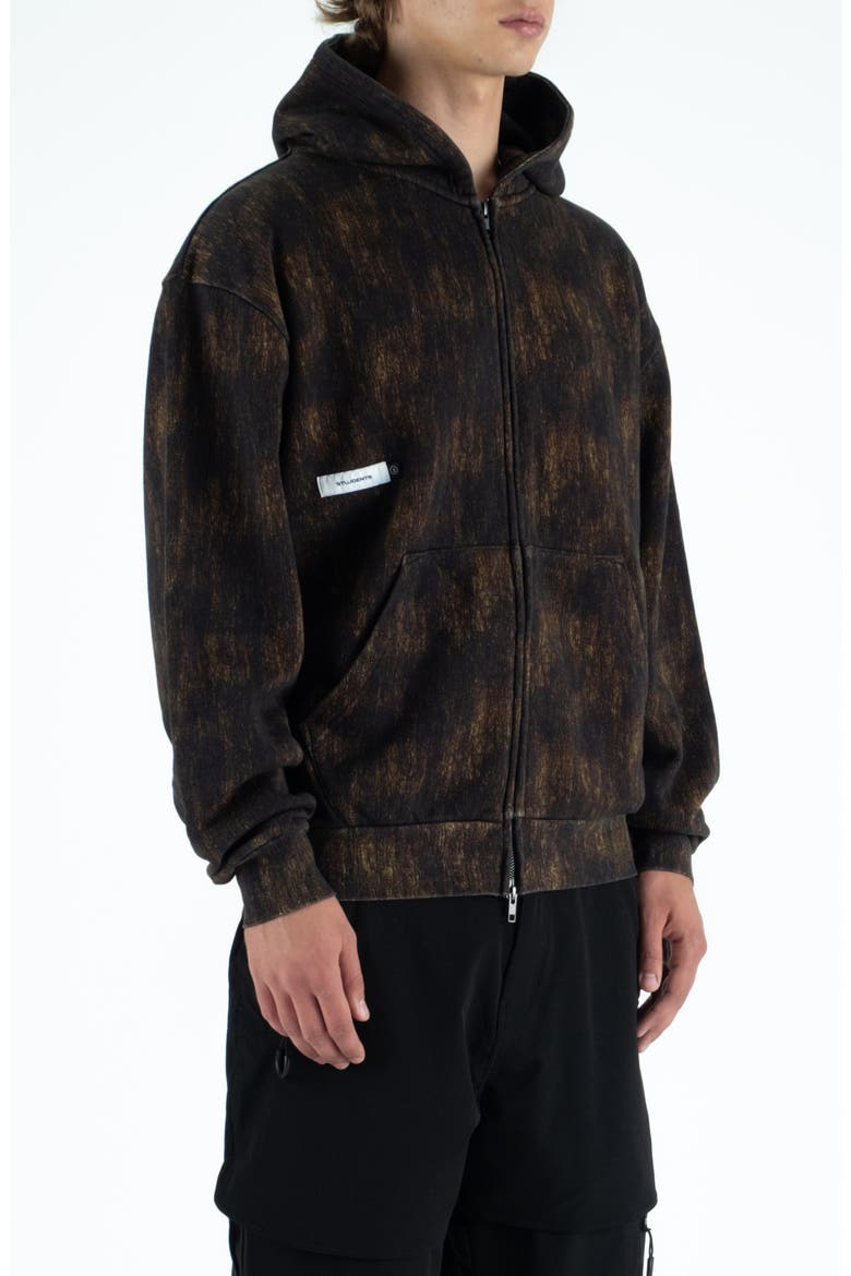 Bushill Camo Cotton Fleece Zip Hoodie, Alternate, color, CAMO