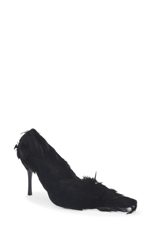 Plumage Pointed Toe Pump