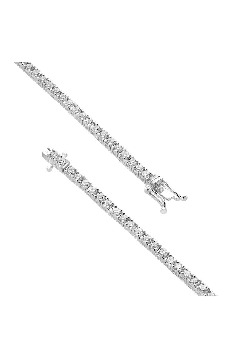 LuvMyJewelry LMJ LoveGrown 10K White Gold Lab Grown Diamond Tennis Bracelets - 3.36 Cts, Alternate, color, 10K White Gold