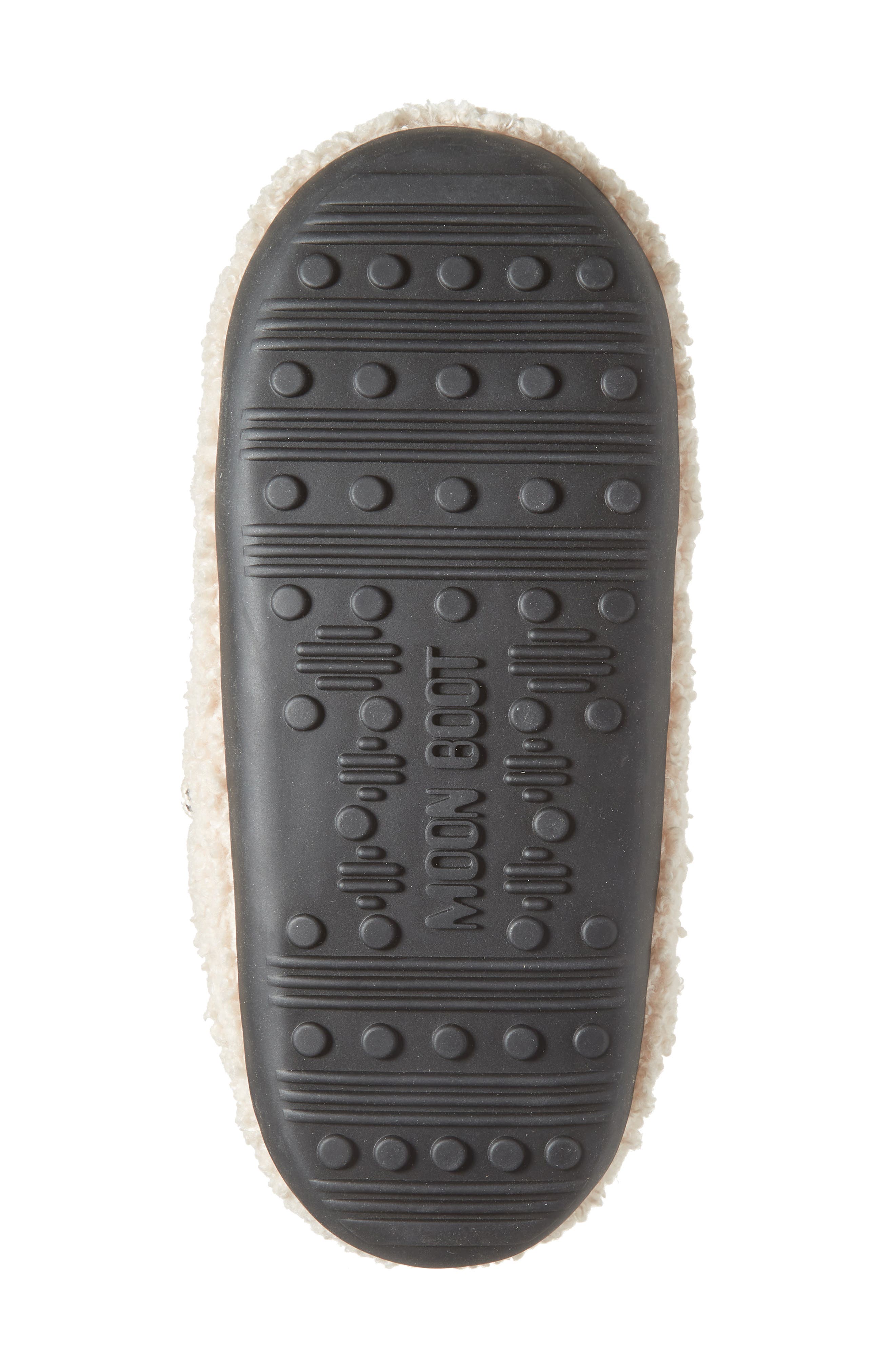 Moon Boot<sup>®</sup> Teddy Water Repellent Scuff Slipper, Alternate, color, Sand