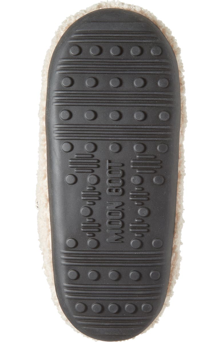 Moon Boot<sup>®</sup> Teddy Water Repellent Scuff Slipper, Alternate, color, Sand
