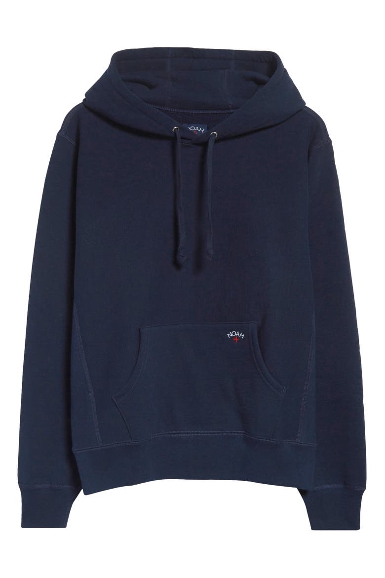 Classic Cotton French Terry Hoodie, Alternate, color, NAVY