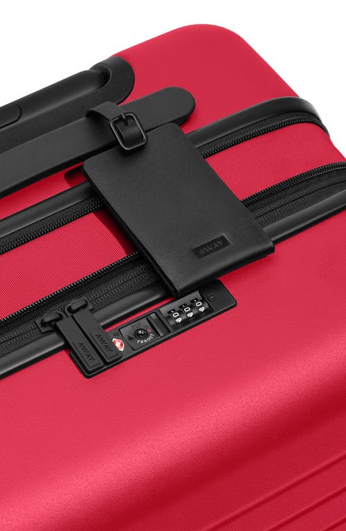 Away The Bigger Carry-on Flex Suitcase In Red