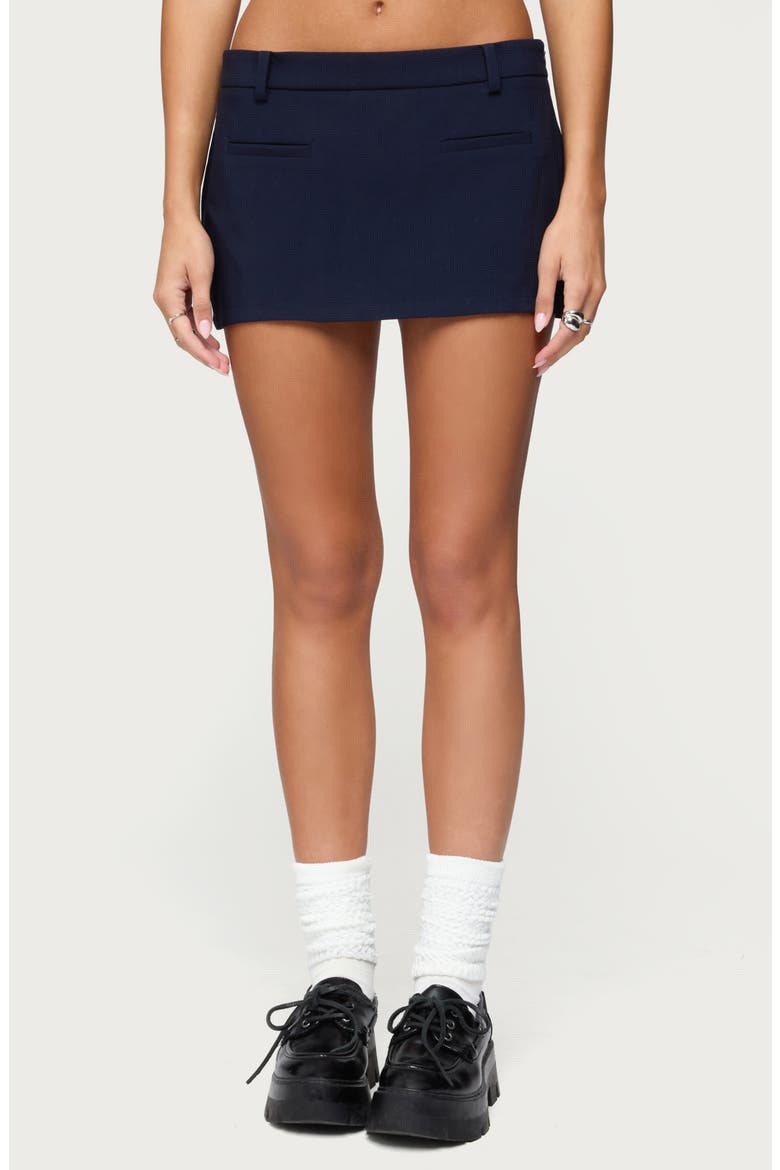 Wendie Tailored Miniskort, Main, color, NAVY