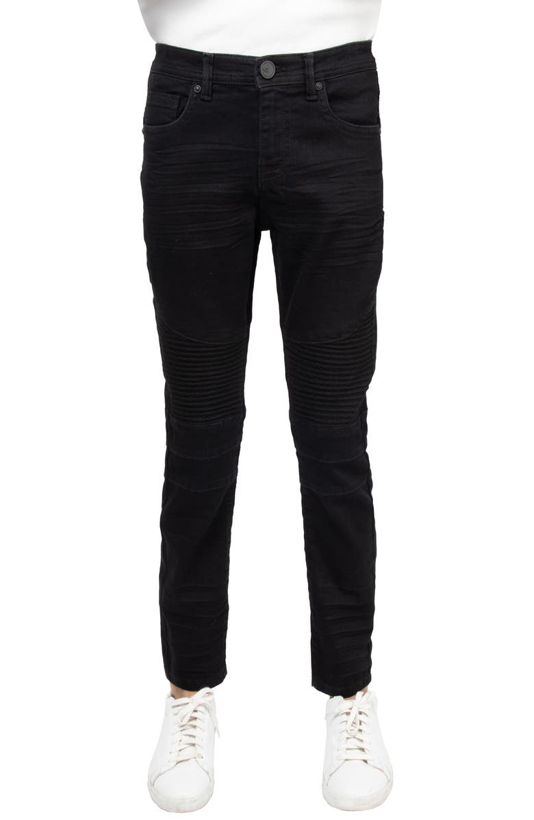 XRAY Moto Distressed Fashion Jeans, Alternate, color, 