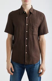 Madewell Short Sleeve Linen Shirt