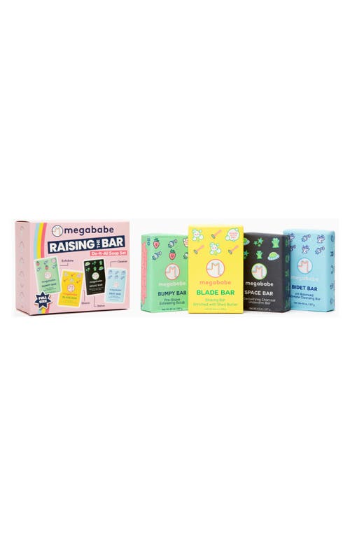 Megababe Raising The Bar Do-it-all Soap Set $32 Value In Transparent