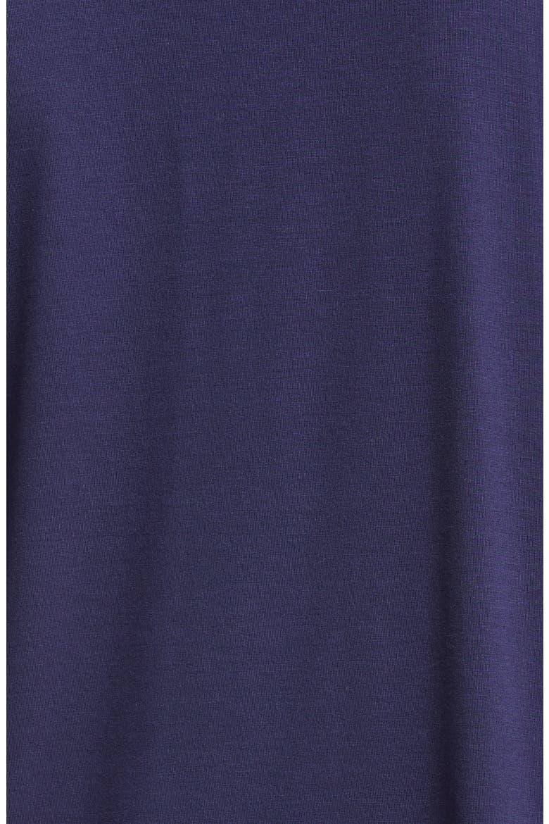Moonlight Eco Long Sleeve Short Pajamas, Alternate, color, NAVY PEACOAT