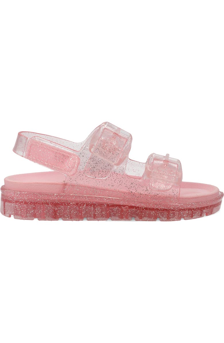 MIA Kids' Lolli Clear Glitter Sandal, Alternate, color, Pink