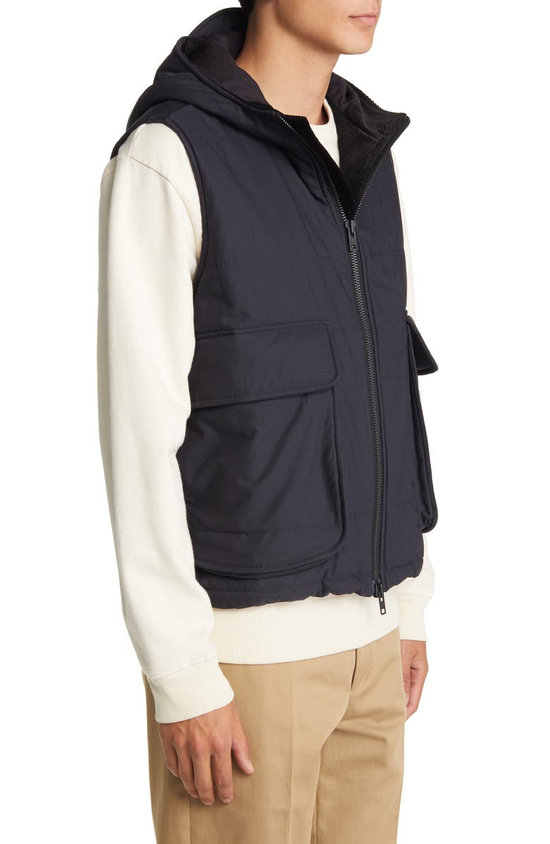 Oliver Spencer Malvern Full Zip Cotton Blend Vest, Alternate, color, 