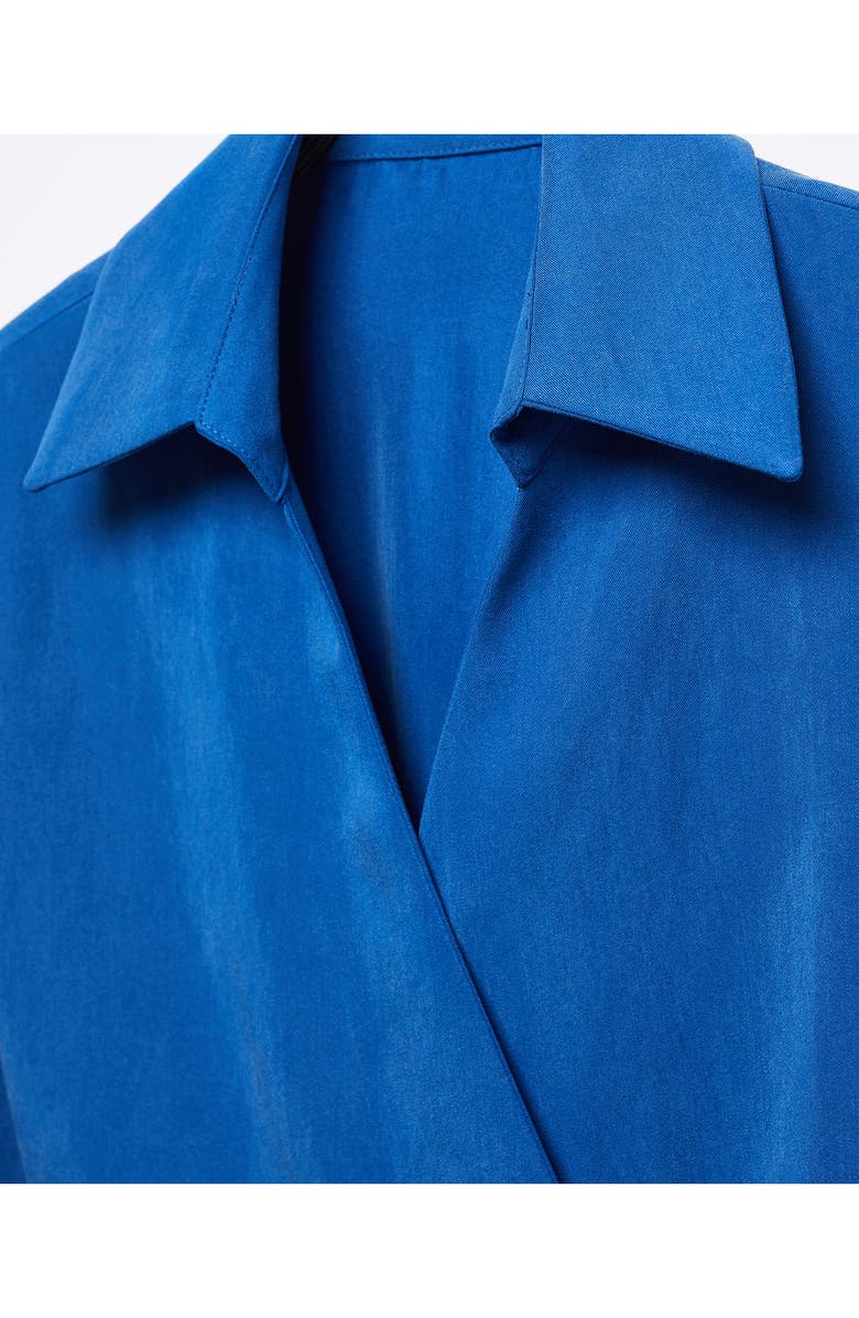 MANGO Belted Long Sleeve Shirtdress, Alternate, color, 