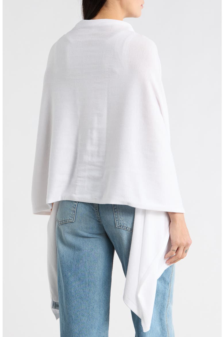 Travel Wrap Scarf, Alternate, color, WHITE