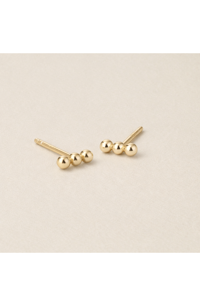 Sheena Marshall Jewelry Lily Dot Bar Studs, Alternate, color, 14K Gold Fill