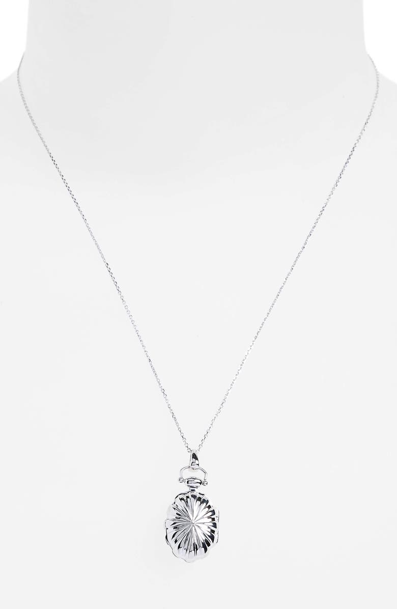 Monica Rich Kosann Petite Sunburst Locket Necklace, Alternate, color, 