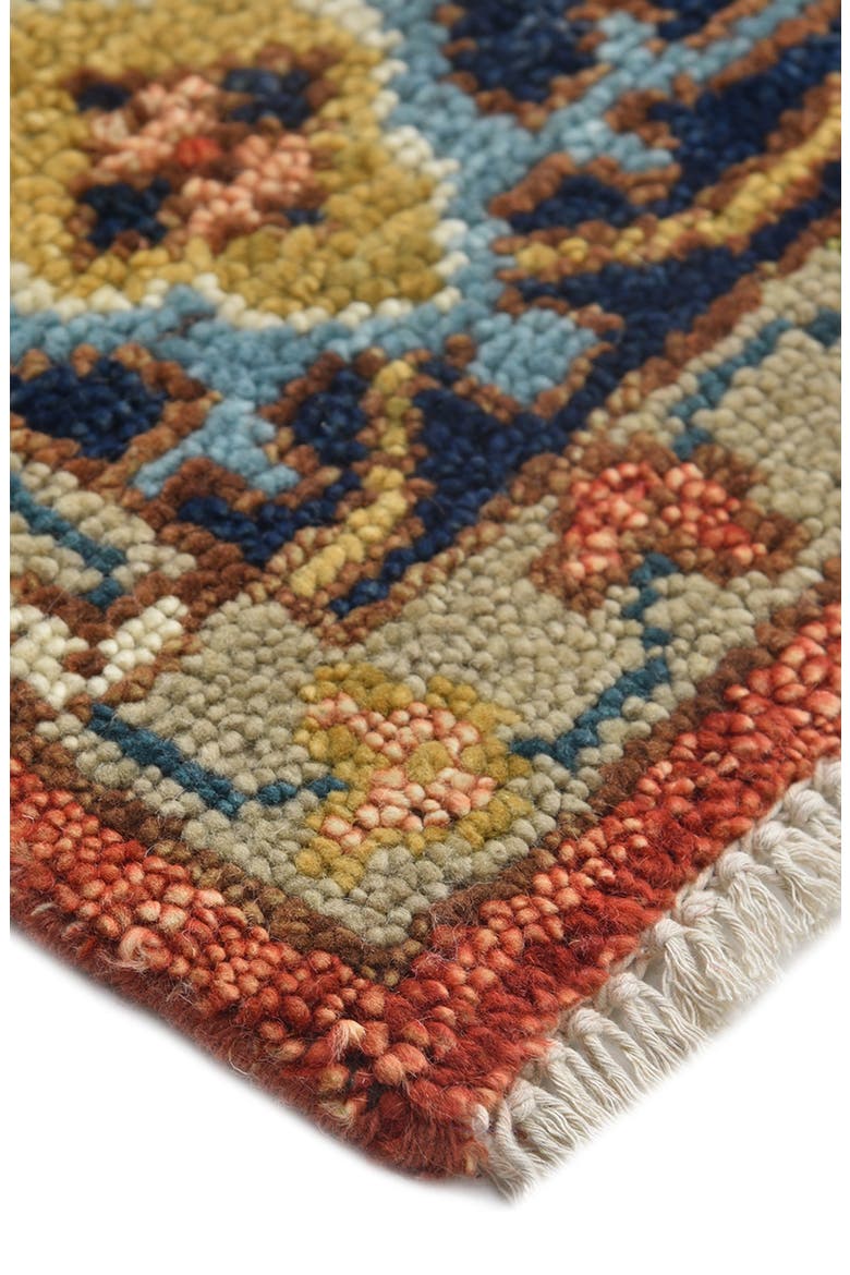 Miranda Handmade Wool Blend Area Rug, Alternate, color, RUST