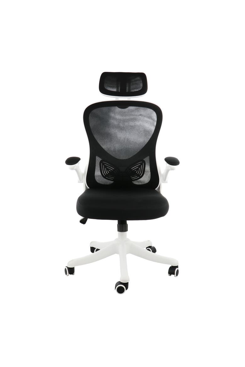 High Back Adjustable Office Chair, Alternate, color, White