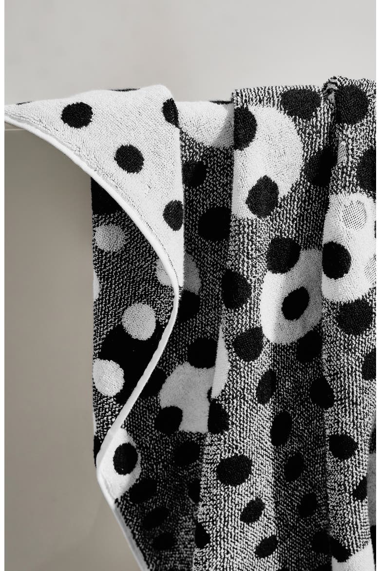 Dots 4-Piece Bath Towel & Hand Towel Set, Alternate, color, GREY
