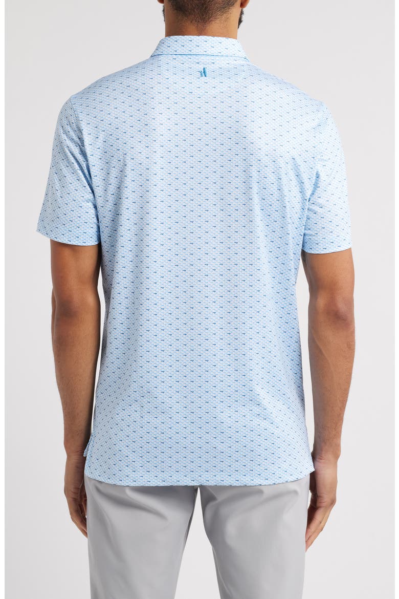NC Time Abstract Print PREP-FORMANCE Polo, Alternate, color, MALIBLU