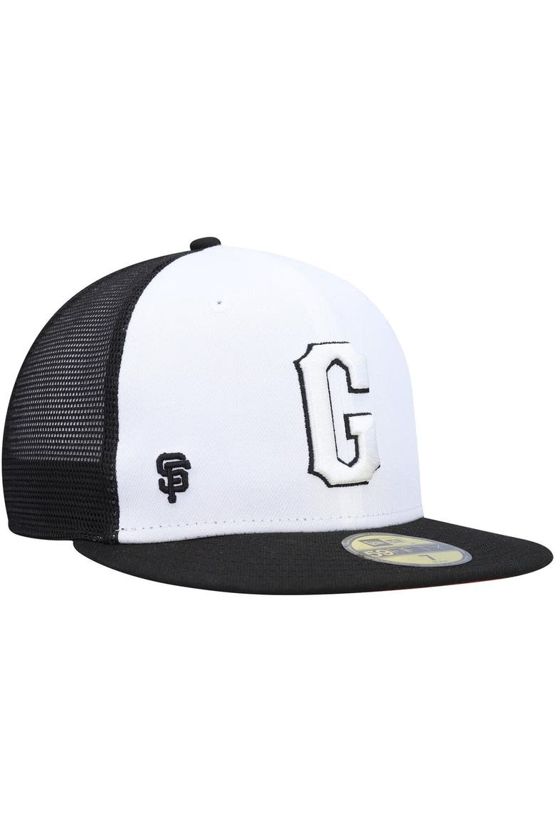 Men's New Era White/Black San Francisco Giants 2023 On-Field Batting Practice 59FIFTY Fitted Hat, Alternate, color, White