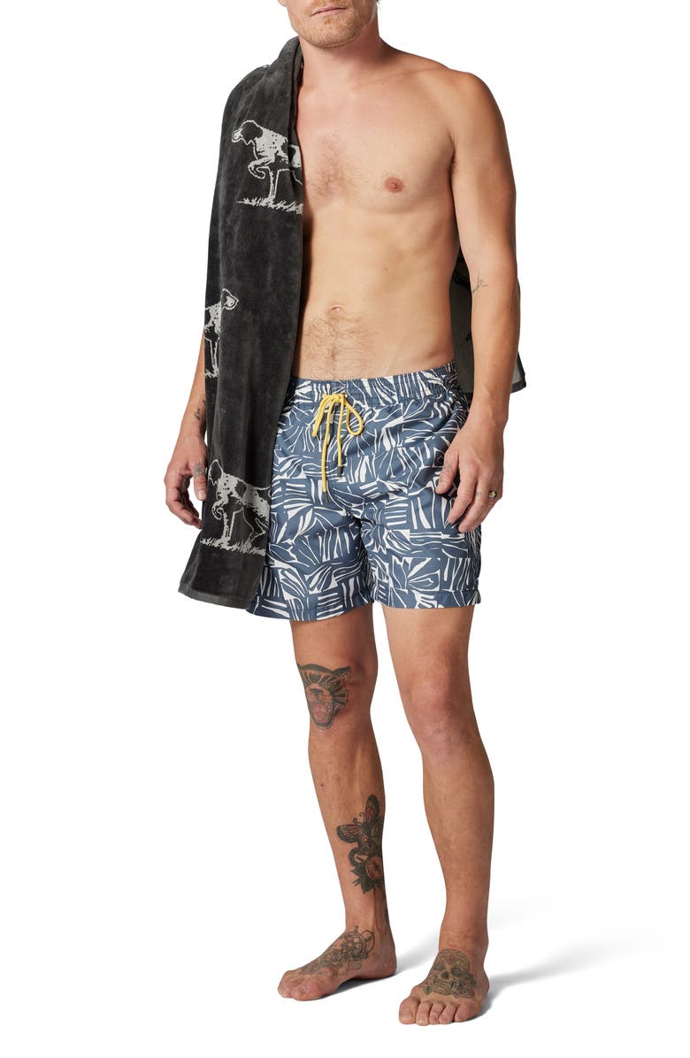 Rodd & Gunn Hans Island Swim Trunks, Alternate, color, Bluestone