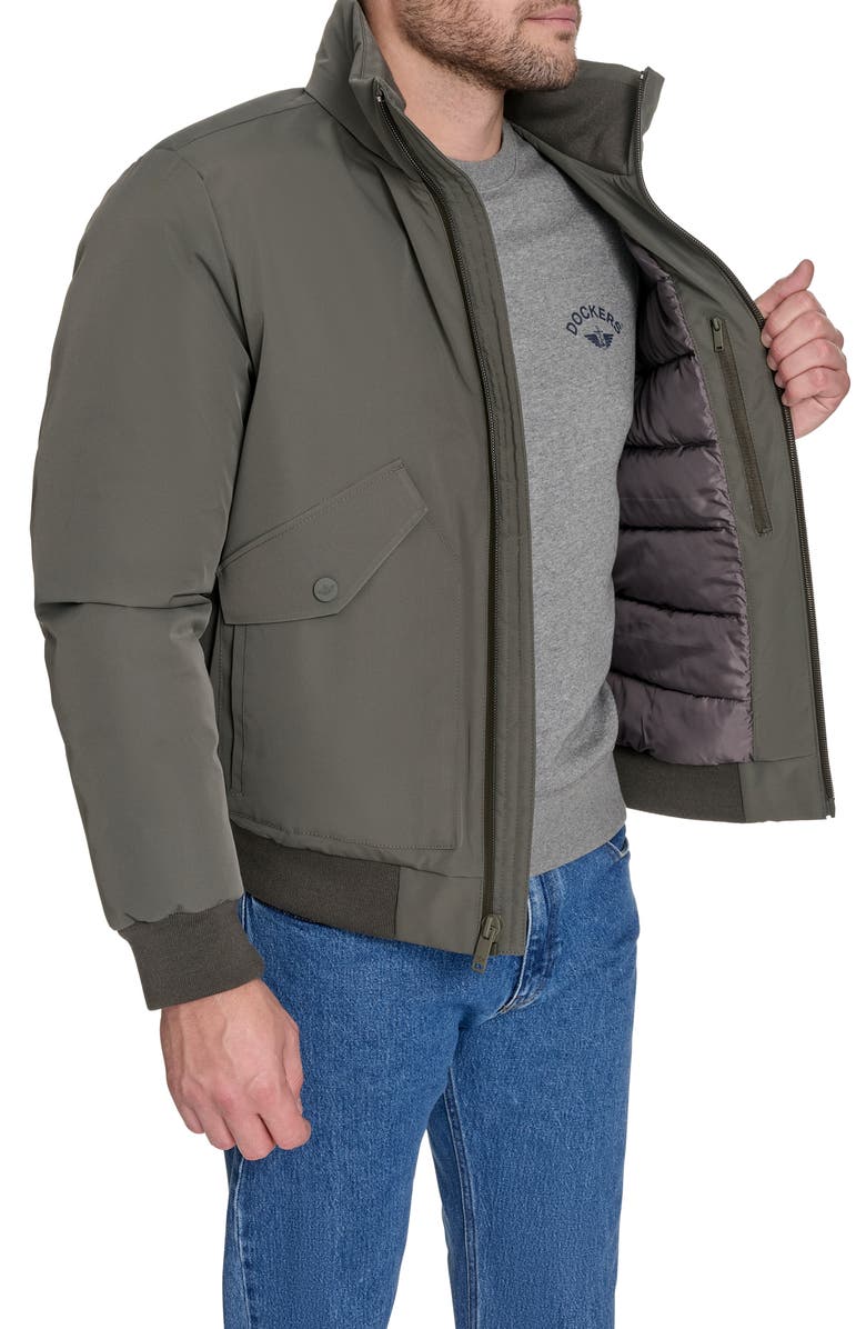 Dockers<sup>®</sup> Stand Collar Bomber Jacket, Alternate, color, Olive